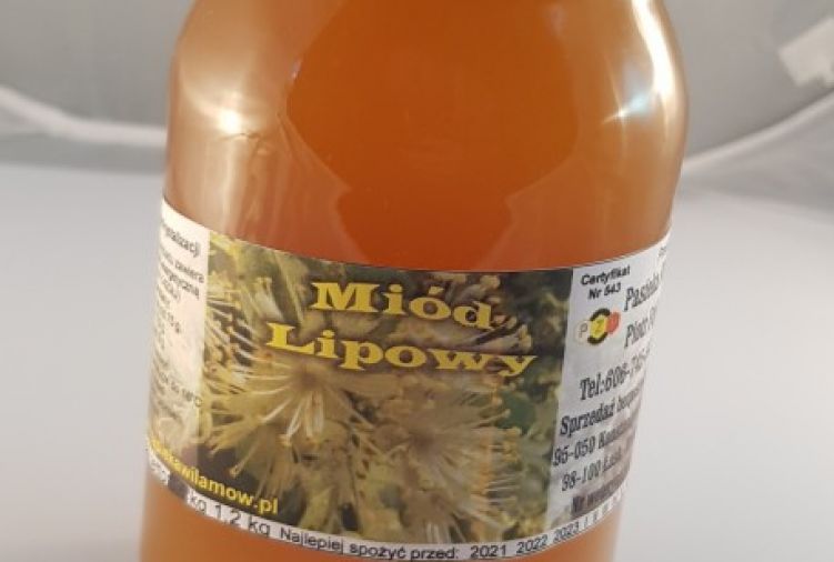 Miod Lipowy 1,2kg netto